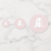 ピンクバニー誕生日 コンフェッティ (正面)