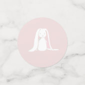 ピンクバニー誕生日 コンフェッティ (スモール正面)