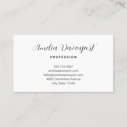 ピンクバニー&エッグシェイプハウスかわいいスタイル 名刺 (裏面)