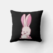 ピンクバニー クッション (裏面)