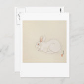 ピンクバニー ポストカード (正面/裏面)