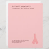 ピンクバニー レターヘッド (正面/裏面)