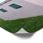 ピンクバハマズジェイルグリーンタートルケイ ポスター (角)