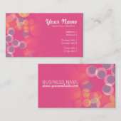 ピンクバブルの名刺 名刺 (正面/裏面)