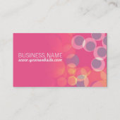 ピンクバブルの名刺 名刺 (裏面)