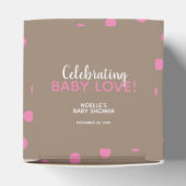 ピンクバブルガム、水玉模様 |準備ができていポップ・アートのる フェイバーボックス (上部)