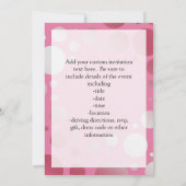 ピンクバブルスワールローラースケート, スケート 招待状 (裏面)