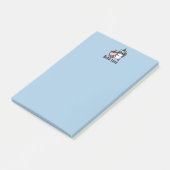 ピンクバブルティー&ユニコーンポストイットノート ポストイット (アングル)