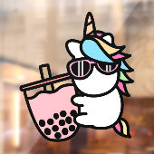 ピンクバブルティー&ユニコーン ウィンドウサイン (シート2)