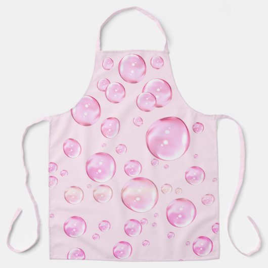 ピンクバブルピンクエプロン エプロン (正面)