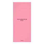 ピンクバブル洗浄サービスラックカード ラックカード (裏面)