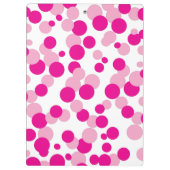 ピンクバブル紙吹雪パターンクリップボード クリップボード (裏面)