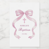 ピンクバプテスマ ワインラベル (シングルラベル)