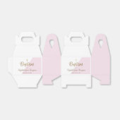 ピンクバプテモダンスベビーガール感謝金ゴールドクロス フェイバーボックス (折り畳みなし)