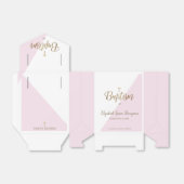 ピンクバプテモダンスベビーガール感謝金ゴールドクロス フェイバーボックス (折り畳みなし)