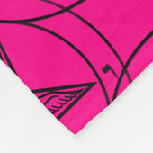 ピンクバプメット毛布 フリースブランケット (角)