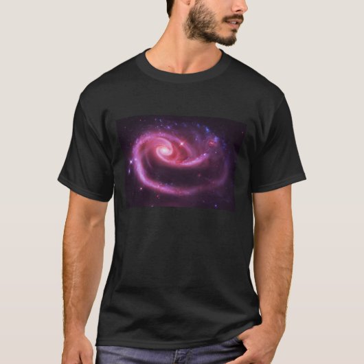 ピンクバラ銀河 Tシャツ (正面)