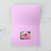 "ピンクバラ"… あなたの考えることは梳きます カード (内部)