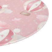 ピンクバルーンのパターン カッティングボード (角)