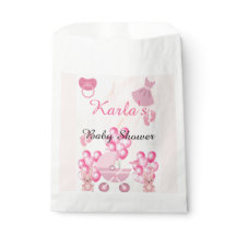 ピンクバルーンウサギ女の子の赤ちゃんシャワー