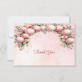 ピンクバルーンサンキューカード サンキューカード (正面)