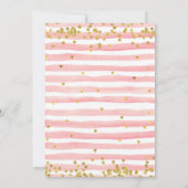 ピンクバルーンドライブバイバレンタイン誕生日 招待状 (裏面)