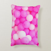 ピンクバルーンフェスティバル背景デザイン。 アクセントクッション (裏面(縦))