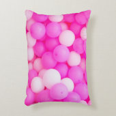 ピンクバルーンフェスティバル背景デザイン。 アクセントクッション (正面(垂直))