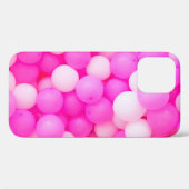 ピンクバルーンフェスティバル背景デザイン。 Case-Mate iPhoneケース (裏面 (横))