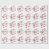 ピンクバルーンベビー包装紙 ラッピングペーパー (フラット)