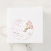 ピンクバルーン付きテディベア フェイバータグ (インサイチュ)