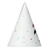 ピンクバルーン付ペンギン パーティーハット (左)