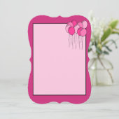 ピンクバルーン招待状 (スタンド正面)