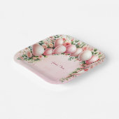 ピンクバルーン紙プレート ペーパープレート (傾斜あり)