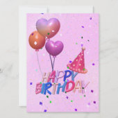 ピンクバルーン誕生日 (正面)