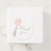 ピンクバルーン赤ちゃんシャワーありがとう フェイバータグ (インサイチュ)