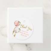 ピンクバルーン赤ちゃんシャワーガール フェイバータグ (インサイチュ)