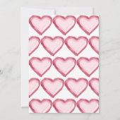 ピンクバルーン1stクリスマス誕生日招待状 招待状 (裏面)