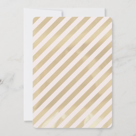 ピンクバルーン&クラウドバースデーパーティーへの招待 招待状 (裏面)