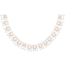 ピンクバルーン&スターズ第1ハッピーバースデーバナー