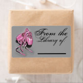 ピンクバレエのスリッパ本ラベル ラベル (インサイチュ)