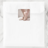 ピンクバレエのスリッパ スクエアシール (バッグ)