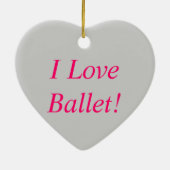 ピンクバレエのスリッパ セラミックオーナメント (裏面)