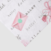 ピンクバレエのスリッパ 薄葉紙 (詳細)