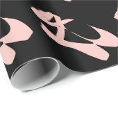 ピンクバレエのポインテシューズ ラッピングペーパー (ロールコーナー)