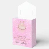 ピンクバレエの誕生日感謝していあなた フェイバーボックス (オープン)