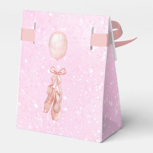 ピンクバレエの誕生日感謝していあなた フェイバーボックス (裏面サイド)