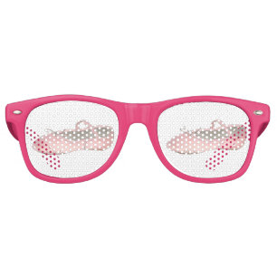 ピンクバレエシューズダンスリサイタルパーティーシェード レトロサングラス