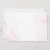 ピンクバレエダンサーバレリーナ誕生日写真 招待状 (裏面)