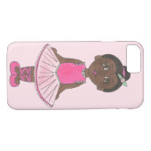 ピンクバレエダンスコスチュツバレリーナダンサー Case-Mate iPhoneケース (裏面(横))